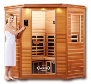 Premier IS-C: Three Person Corner Far Infrared Sauna