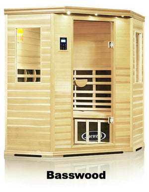 Premier IS-C: Three Person Corner Far Infrared Sauna