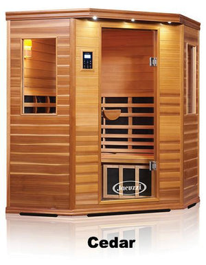 Premier IS-C: Three Person Corner Far Infrared Sauna