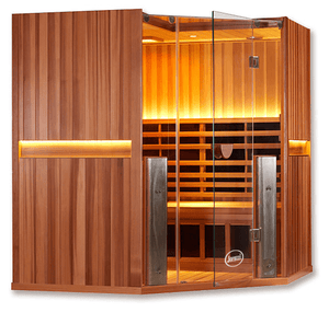 Sanctuary C: 4 Person Full Spectrum Infrared Corner Sauna