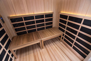 Sanctuary Retreat: 4 Person ADA Compliant Full Spectrum Infrared Sauna