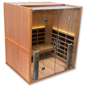 Sanctuary Retreat: 4 Person ADA Compliant Full Spectrum Infrared Sauna