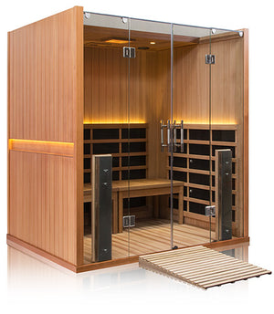 Sanctuary Retreat: 4 Person ADA Compliant Full Spectrum Infrared Sauna