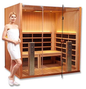 Sanctuary Y: Full Spectrum 4 Person Infrared Sauna